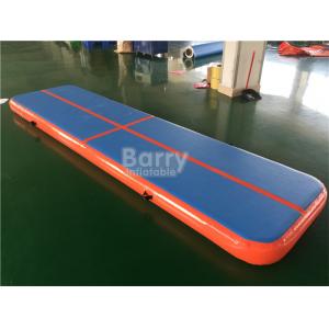 China Drop Stitch Tumbling Air Track Gymnastics Mat , 4m Air Track Gym Mat supplier