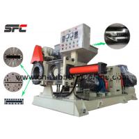 China Force Feeding Single Screw Rubber Extruder Machine With Strainer on sale