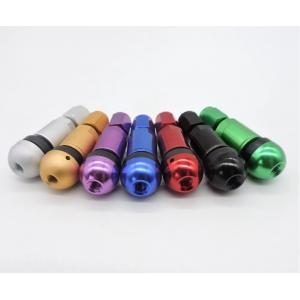 Aluminium Alloy Car Tyre Valve Tubeless , Colorful Tpms Tire Valve MS525