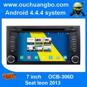 China ouchuangbo 7 inch car gps sat nav s160 for Seat leon 2013 with iPod bluetooth HD 1024*600 android 4.4 system supplier
