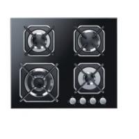 China Four Burners Gas Cooker Hob High Safety For Home Kitchen SS Surface Material on sale