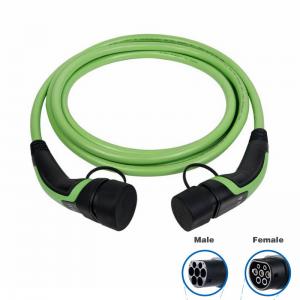 China IP55 250V Green EV mennekes type 2 charging cable supplier
