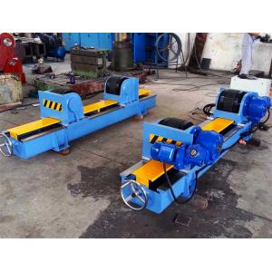 China Customized Lead Screw Adjustment Pipe Welding Rotator , 10T 90 Inches Tank Turning Rolls supplier