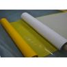 Yellow 48T Polyester Screen Printing Mesh For Glass Printing , 70 Micron