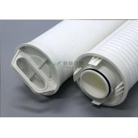 China OD 165mm High Filtration Area 40'' 0.5/1/5/10 Micron RO Water Filter Pleated For Industrial Filtration on sale