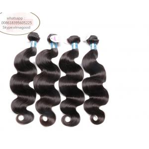 long hair style body wave Mongolian black virgin hair