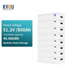 40kWh Large Capacity Solar Battery Pack For Home 800Ah 51.2V