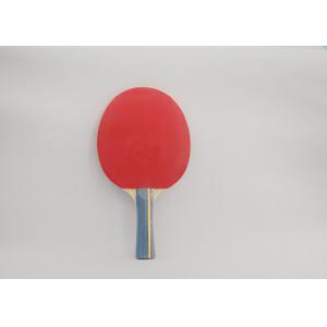 Red Table Tennis Rackets For Beginners , Easier Control Ping Pong Paddles