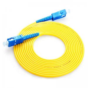 China Singlemode Simplex Fiber Optic Patch Cord For Data Center System supplier