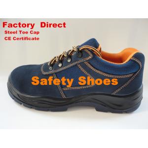 China Cow Suede Leather Sport Safety Shoes, Mens Safetry Shoes supplier