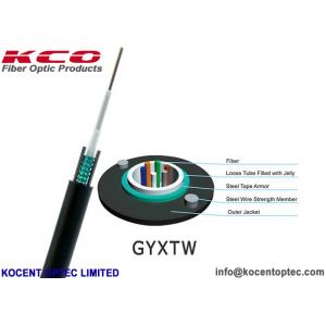China Multimode Outdoor Fiber Optic Cable 4 6 8 12 Core OM1 OM2 OM3 OM4 OM5 GYXTW supplier