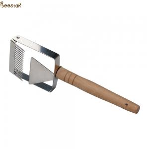 China Small Wooden Handle Honey Uncapping Tools 17 Needles Uncapping Fork supplier