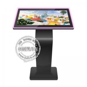 China K Base I3 CPU AIO PCAP Touch Screen Standing Kiosk Desk supplier