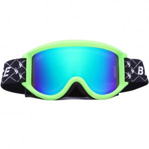 China Professional Green Snow Ski Goggles UV Protection For Snowboarding Equipment supplier