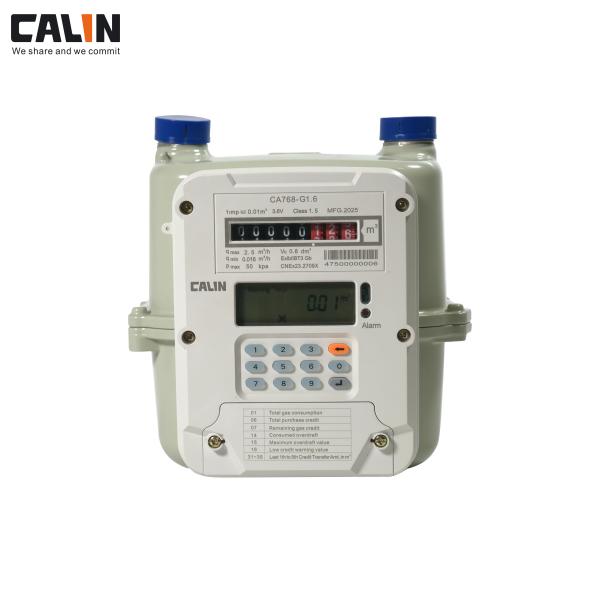 Contador de gas prepagado de teclado STS y solución LoraWAN