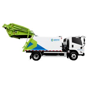 China 8TONS Strong Power Compressed Garbage Truck Trash Compactor CE/ISO 9001/EPA Certified wholesale