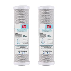 China Household 10 Inch CTO Compressed Carbon Activated Carbon Coconut Fiber Water Filter Element on sale