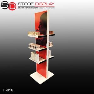 China Double sides floor display rack in the market supplier