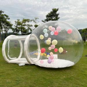 Outdoor Single Tunnel Advertising Inflatable Bubble Balloons House Igloo Dome Tent Transparent Bubble Tent