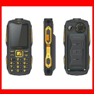 2.4inch  Factory Sale Unlocked Phone Outdoor Mobile Waterproof Feature Phone with Power Bank and Torch  Big Sound