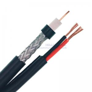 CCTV cable RG59/U 2C 0.5 Figure 8  video power cable best price RG59+2c power coaxial wholesale