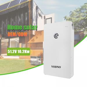 VODNO 51.2v 200Ah floor energy sotage lifepo4 solar home battery 10kw powerwall