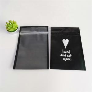 China Custom printed zip lock jewelry bracelet packaging zipper bag small plastic bag with one side clear supplier