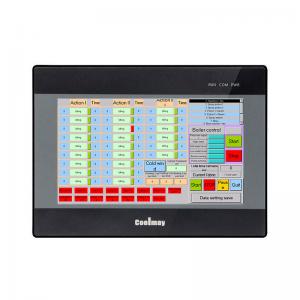 China Touchable 7Inch HMI Control Panel 65536 Colors Light Grey 32bit CPU 408MHz supplier