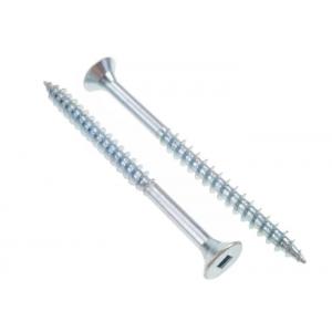 Flat Head Square Drive Robertson Screw For Wood Galvanized Steel Fastener