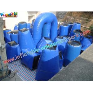 China Millenium Inflatable Paintball Bunkers With Ul Pump , Fixing Kit supplier