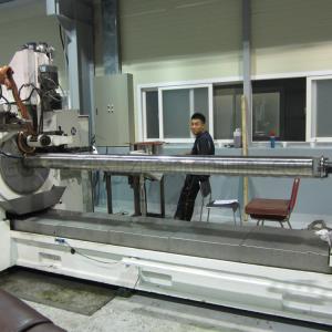 China 25 - 630mm Water Well Johnson Wire Screen Welding Machine with Mitsubishi Servo Motor supplier