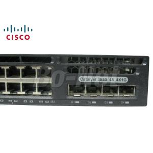 China Ethernet 4x1G del interruptor WS-C3650-48TS-L 48x10/100/1000 del gigabit de 4GB RAM Cisco Uplink puertos supplier