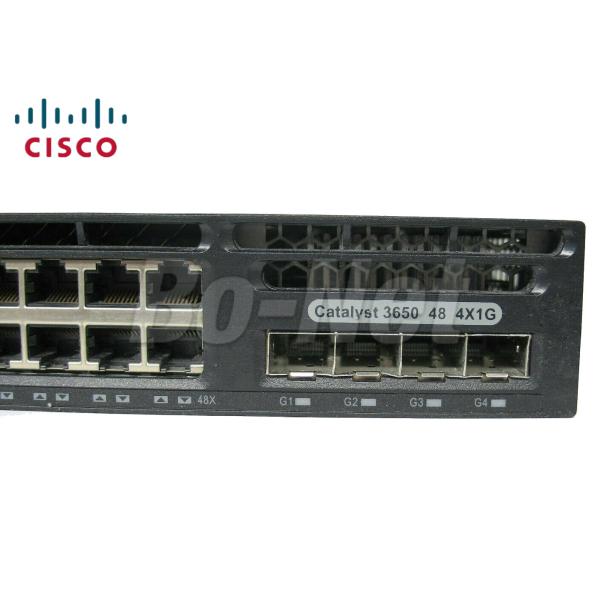 China os ethernet 4x1G do interruptor WS-C3650-48TS-L 48x10/100/1000 do gigabit de 4GB RAM Cisco Uplink portos supplier