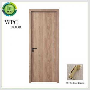 PVC HDF Composite Residential WPC Doors Wooden Panel Design