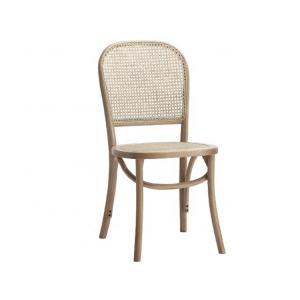 China SGS Certificate Length 46cm Rattan Garden Chairs , Bistro Wicker Chair supplier