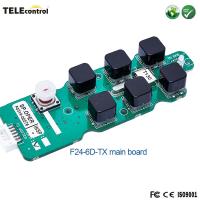 China YUDING 6 push buttons Crane remote control system F24-6D-TX transmitter emitter main PCB on sale