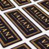 Custom Velvet Business Cards with Gold Stamping and Embossing