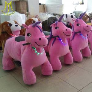 China Hansel hot selling park games children funfair plush electric ride on animals supplier