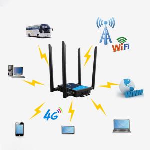 China 32 Users 4G LTE Router 300Mbps RJ45 Port Wireless Router With Sim Card Slot supplier