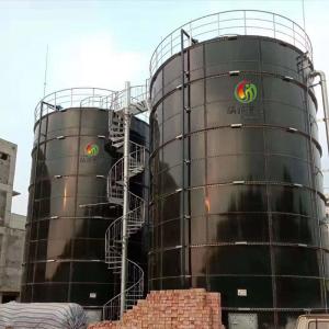 Proyecto renovable de la planta del biogás con servicios técnicos en línea