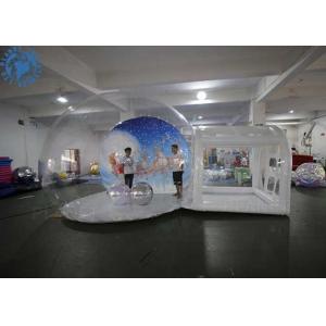 China Hot Air Welding Large Inflatable Snow Globe / Custom Christmas Ornaments supplier