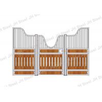 China Wooden Horse Stall Panels Sliding Door Equestrian Horse Stable CE IOS Listed on sale