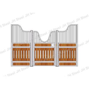 Sliding Door Longlife Horse Stable Front Panel With Plastic Kick Panels