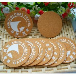 China Square waterproofing mdf cork coaster custom logo printing wooden coaster supplier