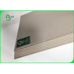 China Grade AA / AAA Grey Chip Board Thickness Customized 1000mm Recycled Paper supplier