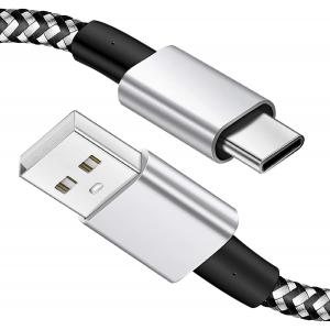 Nylon Braided Straight USB Cable 3m 10ft Type C Fast Charging