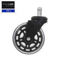 China Metal Office Chair Wheel Replacement 75mm Medical Swivel Chair Wheel Replacement on sale
