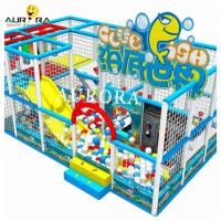 China Soft Play Wholesale Hot Sale Indoor Playground Equipment For Children Blue on sale