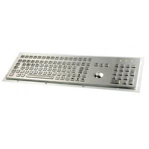 MKTNF2695 446 mmx155 mm metal keyboard with trackball, function keys,number pad