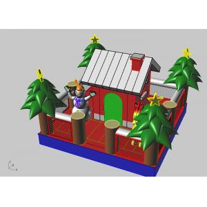 China Inflatable Christmas Tree / House Children Inflatable Jumping Castle For Kids supplier